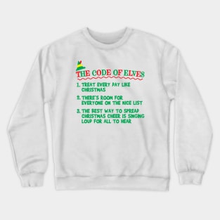 The Code of Elves - Elf Movie Crewneck Sweatshirt